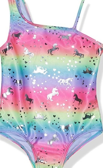 Freestyle Unicorn Rainbow Swimsuit Girl's Size 12 months one piece Baby Swim - Picture 2 of 7